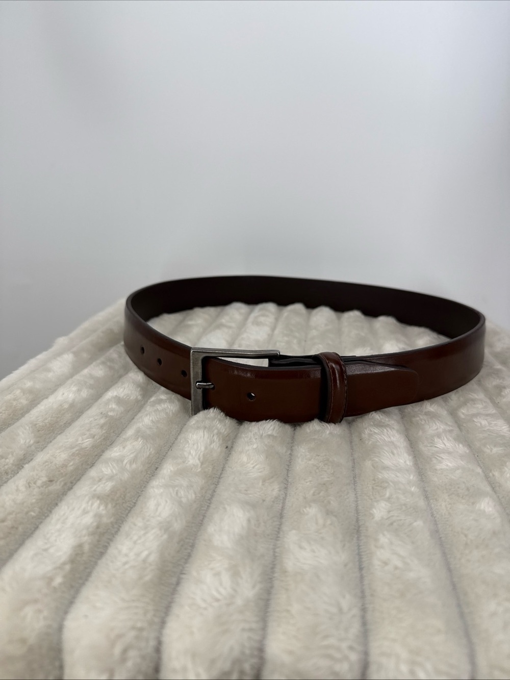 Florsheim Men's Smooth Genuine Leather Belt Brown, 36”